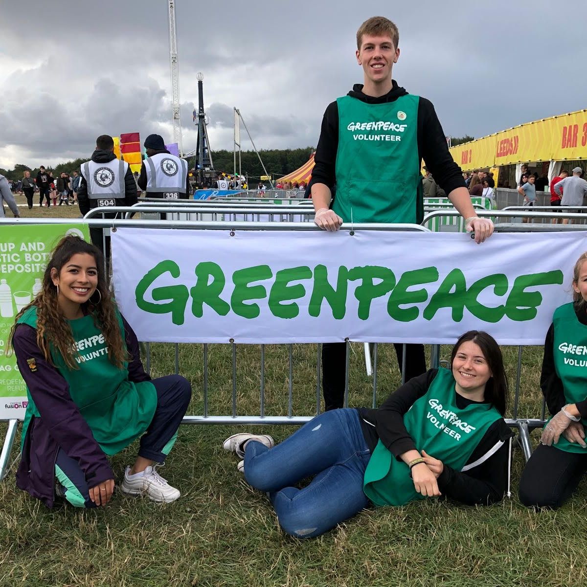 VOLUNTEERING WITH GREENPEACE AT LEEDS&nbsp;FESTIVAL